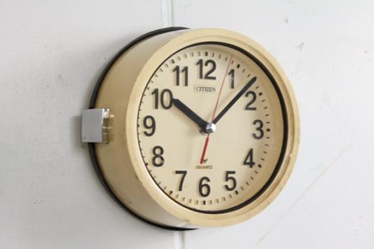 TB526シチズン CITIZEN 船舶時計 マリンクロック◇ミッドセンチュリー 