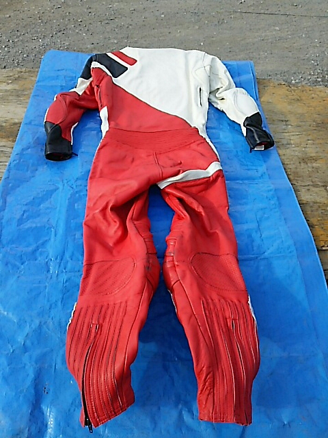 CORIN MOTORS ライダースーツ ツナギ Sサイズ 牛革 PLICANA