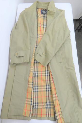 正規品 バーバリー メンズ トレンチコート ライナー付き カーキ系