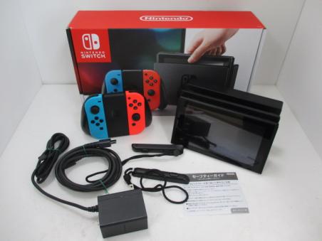 029-056▽Nintendo SWITCH ニンテンドースイッチ ネオンブルー・ネオン
