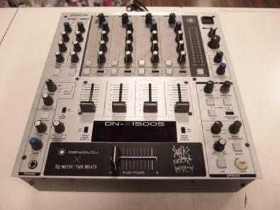 デノン DENON 4chデジタルDJミキサー 24ビット／44.1kHz対応 DN-X1500S