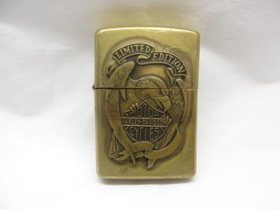 ZIPPO ハーレーダビッドソン 限定品 ゴールド金色 中古品 1-95