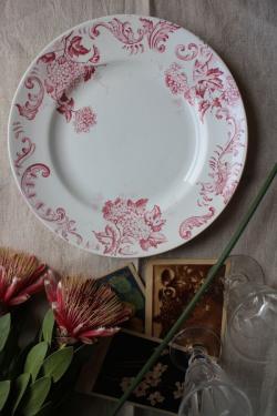 仏 ヴィンテージ St Amand/サンタマン プレート boule de neige r