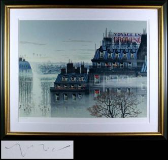 半額 【櫻】真作保証 ヒロヤマガタ 「手紙」 特大シルクスクリーン