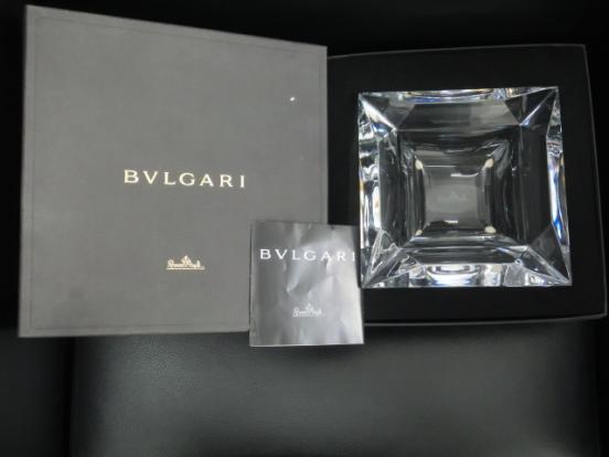 Y2392-2 ブルガリ ローゼンタール クリスタル アッシュトレイ 箱付き