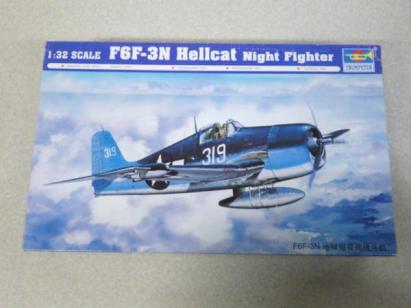 トランペッター TRUMPETER 1/32 F6F-3N ヘルキャット ナイトファイター 夜間戦闘機 Hellcat Night Fighter No.02258【20