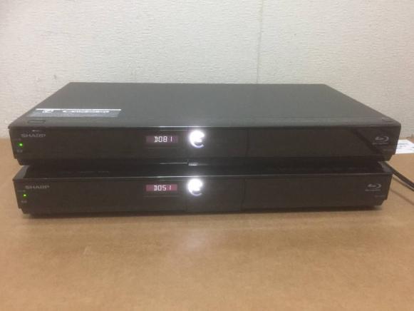 SHARP シャープ ブルーレイレコーダー BD-S520 500GB ② SHARP シャープBD-S520○2台セット 500GB ブルーレイレコーダー