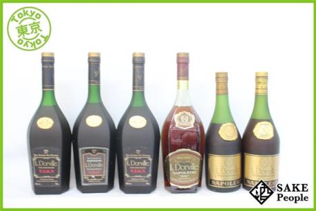 ◆注目! ブランデー 6本セット( ル・ドーヴィル VSON 700ml 3本/ フランサック VSOP 700ml 2本/ アルヌー ナポレオン 700ml) ブランデー ◇注目! 700ml 日本からの直送 マルキド 未