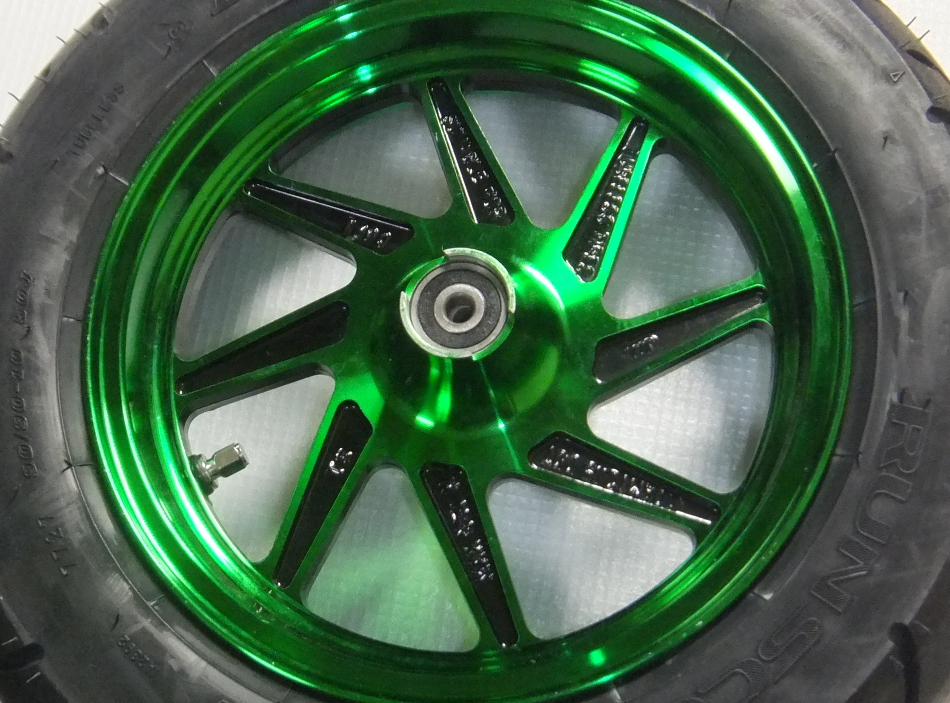 □JOG ジョグ90 3WF 3VR 3YK 4LV エンジンスワップ車両 ホイールセット