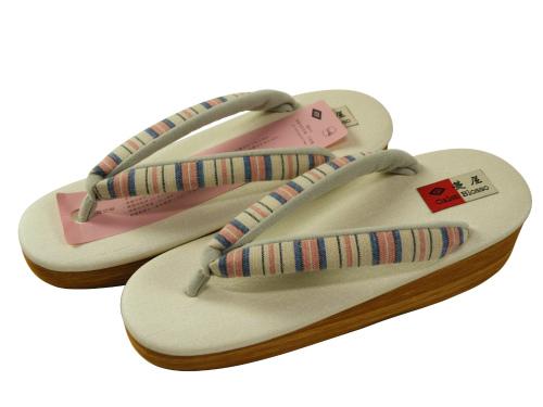 全国無料，2025 彡1円 菱屋 カレンブロッソ カフェ草履 Mサイズ CAFE-73 ホワイト系(M寸)｜売買されたオークション情報、yahooの商品情報をアーカイブ公開 - オークファン M寸