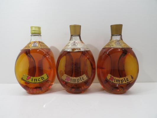 3本セット商品◇Dimple/ディンプル　Pinch/ピンチ　特級（1）　スコッチ　750ml　43%　古酒　未開栓　ウイスキー♪