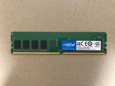 新作，人気 Crucial Micron製 DDR4 デスク用メモリー 4GB(その他)｜売買されたオークション情報、yahooの商品情報をアーカイブ公開 - オークファン DIMM
