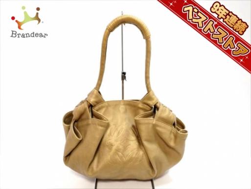 ロエベ LOEWE バッグ ハンドバッグ ナッパレザー ゴールド ナッパアイレ