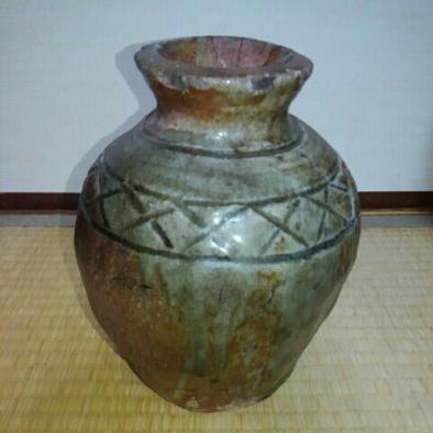 古信楽桧垣紋壺、花瓶 信楽 陶芸 【公式通販】