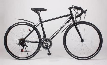  ロードバイク 700c 自転車 CL27-700 ブラック シマノ 14段変速 ドロップハンドル 前後フェンダー付 通勤 通学 95%完成車(460mm～)｜売買されたオークション情報、yahooの商品情報をアーカイブ公開 - 460mm～