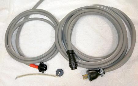 【中古品】　キャンピングカー　インバーター　走行充電器　外部電源　一式 小径外部電源コードセット（ケーブルセット） キャンピングカー、 RV