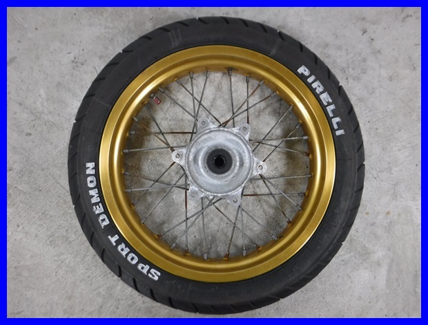 XR250 MD30用モタードホイール＆タイヤ DID製 前後セット CRM250