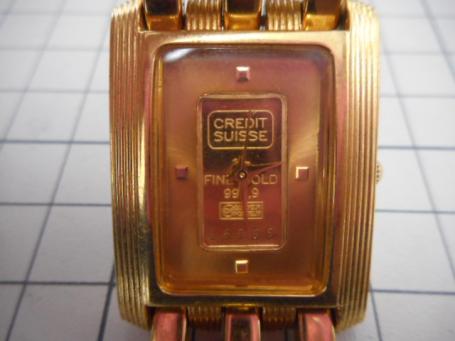 CREDIT SUISSE 1g FINE GOLD(クレディスイス ) インゴット クォーツ