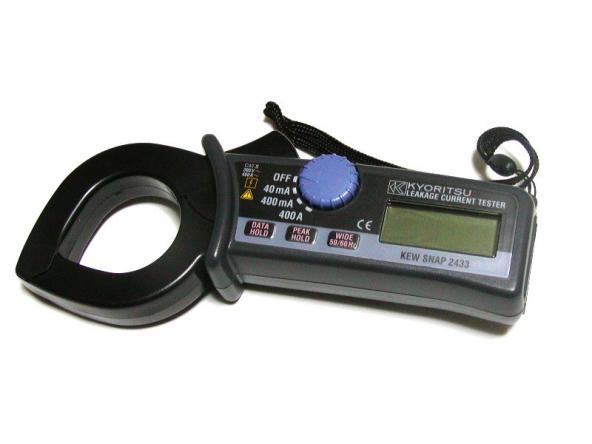 【KYORITSU】漏れ電流・負荷電流測定用クランプメータ 2433 未使用品 電池交換済 定形外500円発送可