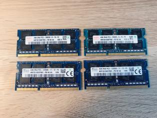 【iMacメモリ4GB 4枚セット】 Apple 純正品 MD019G/A 2枚 増設メモリMD633G/A 2枚