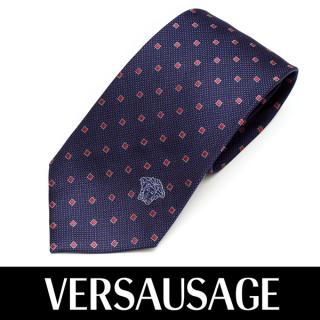 1円～VERSACE ヴェルサーチ ネクタイ 新柄 メンズ 紳士 (48) 定価18360円 1148-0003 新品