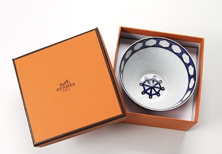 エルメス HERMES ブルーダイユール Blue D'ailleurs ラージボウル N°3