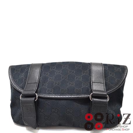 【大得価，お買い得】 GUCCI グッチ バッグ ショルダー/メッセンジャーバッグ 145851 Black/ブラック Canvas ウエストポーチ(その他)｜売買されたオークション情報、yahooの商品情報をアーカイブ公開 - オークファン かばん、バッグ