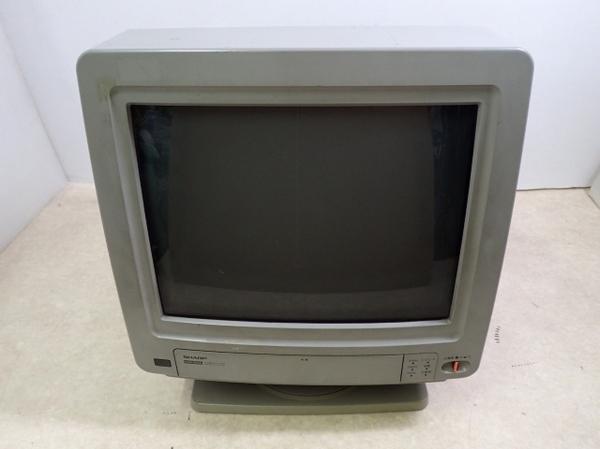 X68000等 15型カラーモニター SHARP CZ-611D-GY シャープ ジャンク【20  