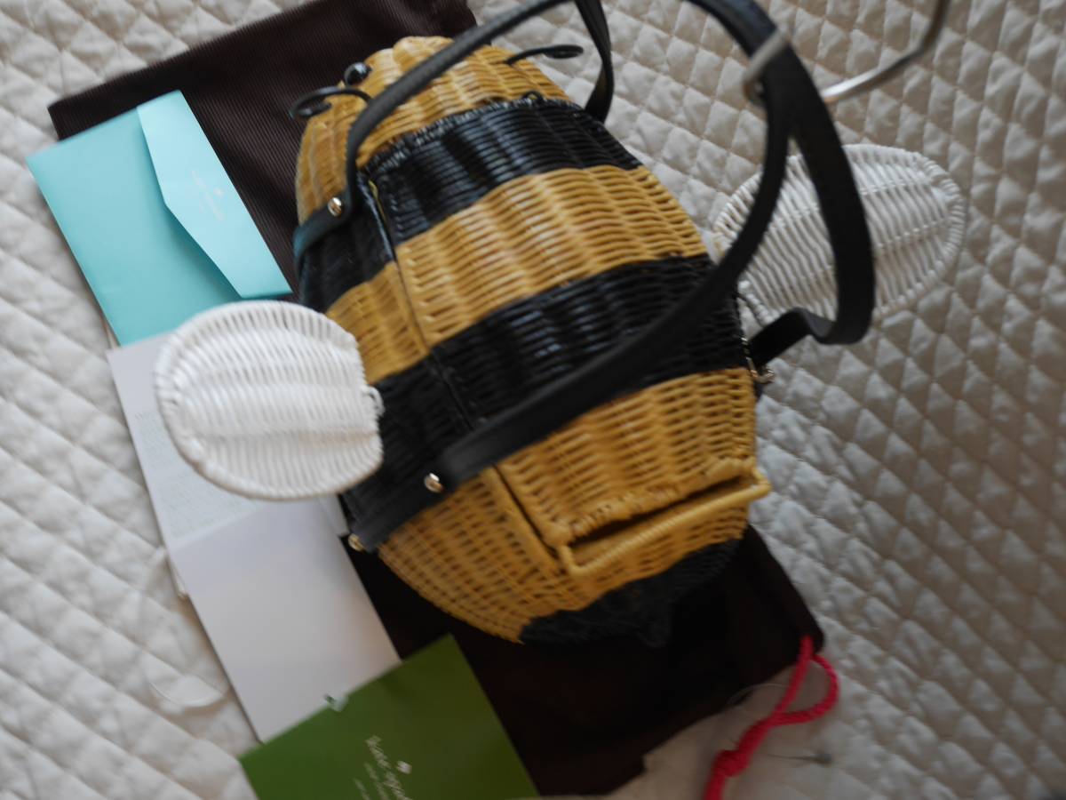 新品同様 kate spade ケイトスペード ハチ バッグ