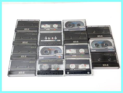 80154☆メタルカセットテープ 15本セット TDK/SONY/maxell/46/54/60/90