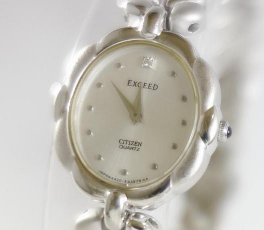 ダイヤ1P☆Aランク☆国産高級エクシード 純箱付 lady's 3288-K シチズン