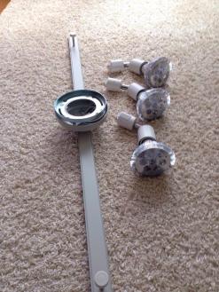 BeeLIGHT LEDスポットライト E26 8W 高演色Ra95 温白色 60W相当 3個 ＆ ELPA ライティングバー LRC-SL100B ＆ ダクトレール用取付器具 3個_1