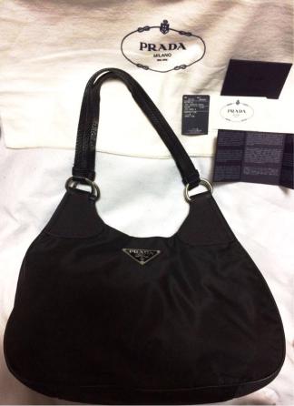 安い，定番 正規品 プラダ PRADA ハンドバッグ ギャランティカード付 メンズ レディース レザーナイロン(ハンドバッグ)｜売買されたオークション情報、yahooの商品情報をアーカイブ公開 - オークファン かばん、バッグ