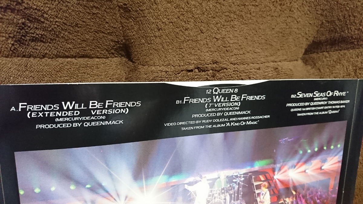 【レア】QUEEN / FRIEND WILL BE FRIENDS 《12インチシングル》クイーン_3