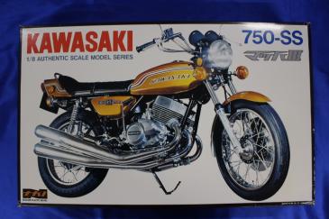  E1667/プラモ ナガノ KAWASAKI カワサキ 750-SS マッハIII 1/8 未組立(カワサキ)｜売買されたオークション情報、yahooの商品情報をアーカイブ公開 - オークファン カワサキ