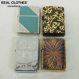 高品質，定番人気 ZIPPO/ジッポー ARMOR/アーマー アラベスク柄等 4点セット /UP6(タウン＆カントリー)｜売買されたオークション情報、yahooの商品情報をアーカイブ公開 - オークファン Zippo