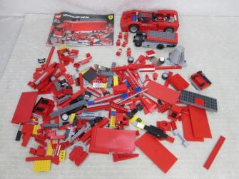 ジャンク 訳あり LEGO レゴ レーサー 8652 エンツォ・フェラーリ 等 セット /人形