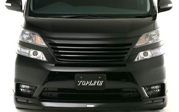 トップライン ヴェルファイア GGH ANH 20系 後期 サイドステップ FRP 未塗装 TOP LINE