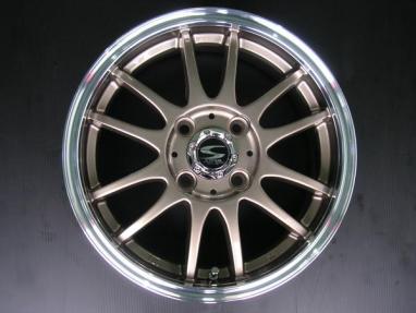 送料無料★レーシングタイプＸ６ ブロンズ165/55R14 国産タイヤ パレット ルークス ライフ バモス アトレー