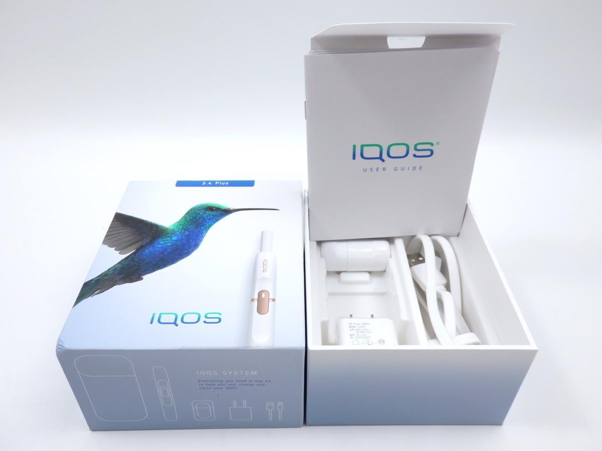 中古iQOS 2.4Plus ネイビー チャージャー ホルダー 新型アイコス