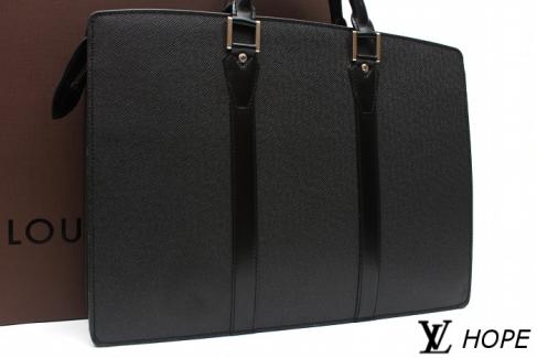 定価33万】ルイヴィトン ビジネスバッグ タイガ ロザン ブラック ルイ