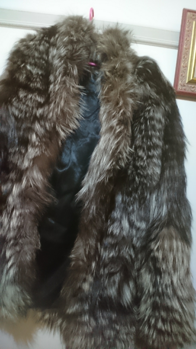 毛皮コート シルバーフォックス