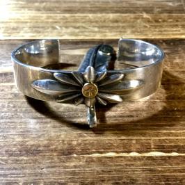 goro's ゴローズ OLD フラワーバングル 金メタ付 ゴローズ goro's