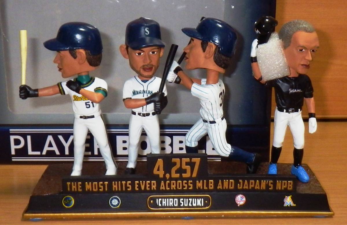 イチロー 日米通算4257安打記念 バブルヘッド・ボブルヘッド人形