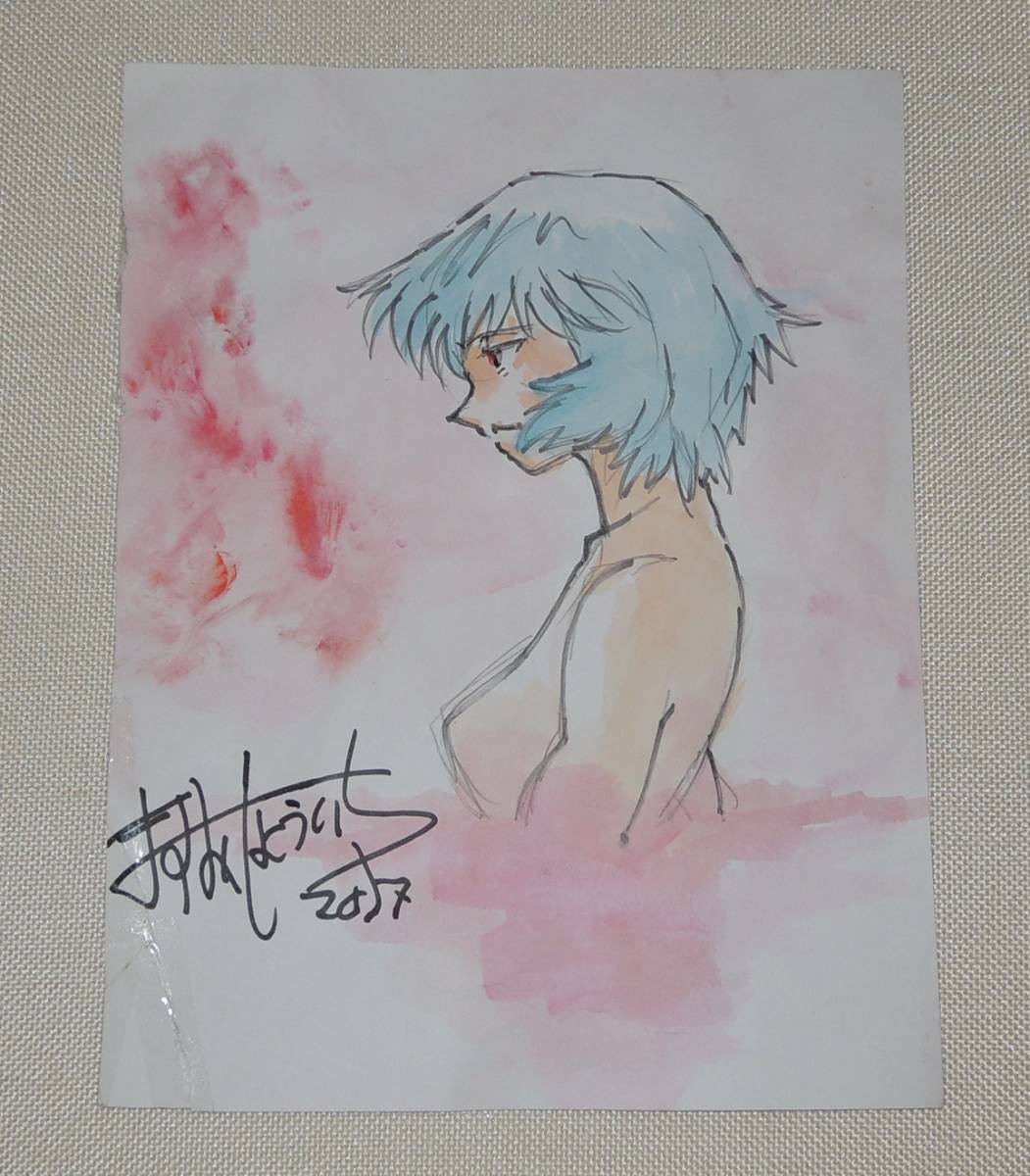 新世紀エヴァンゲリオン☆増尾昭一 直筆イメージボード☆庵野秀明 貞本