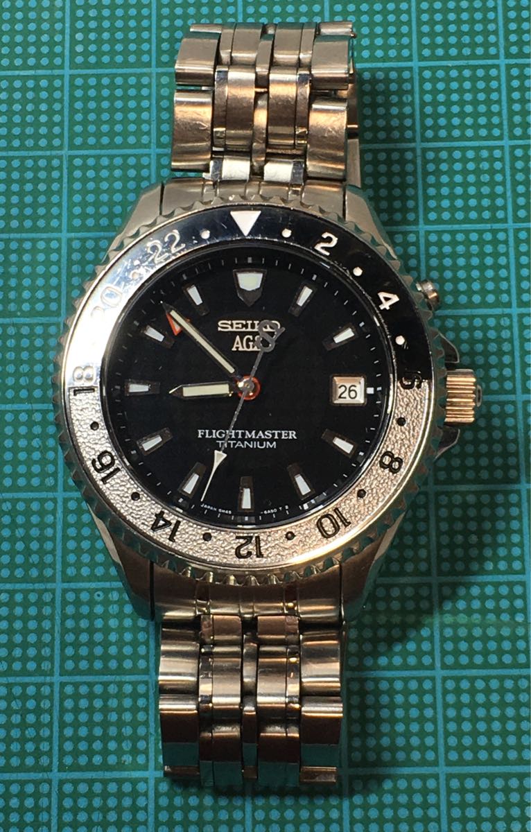 AGS Flightmaster Seiko フライトマスター セイコー SEIKO 5M45-6A50