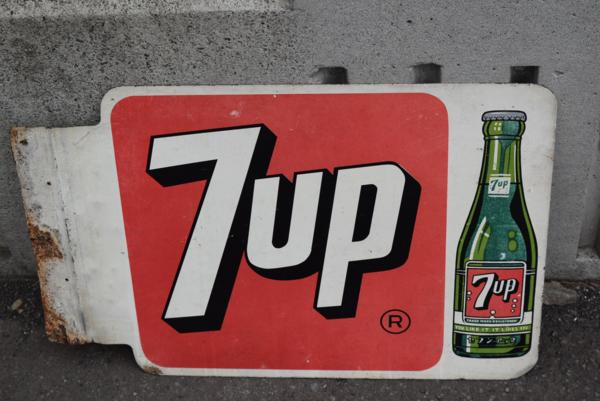 7up セブンアップ TIN SIGN 看板 広告 vintage ヴィンテージ サイン