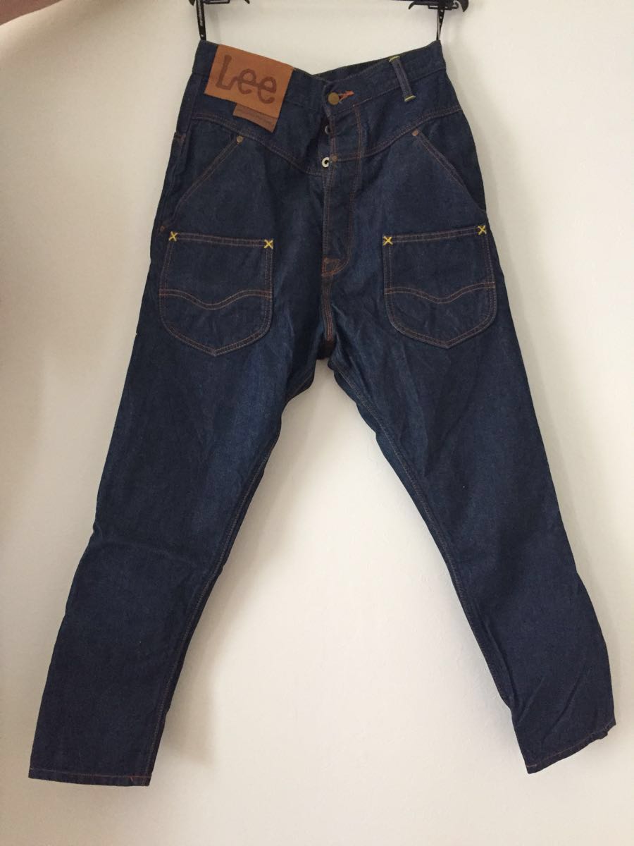 【セール，2025】 mercibeaucoup &times;Lee メルシーボークー リー サルエル デニム インディゴ サイズ S(女性用)｜売買されたオークション情報、yahooの商品情報をアーカイブ公開 - オークファン 女性用