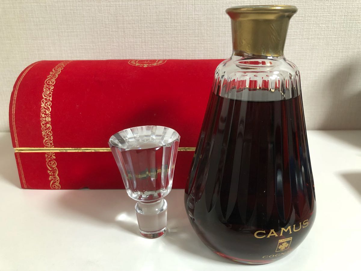 古酒・未開栓】CAMUS カミュ カラフェ バカラクリスタル コニャック