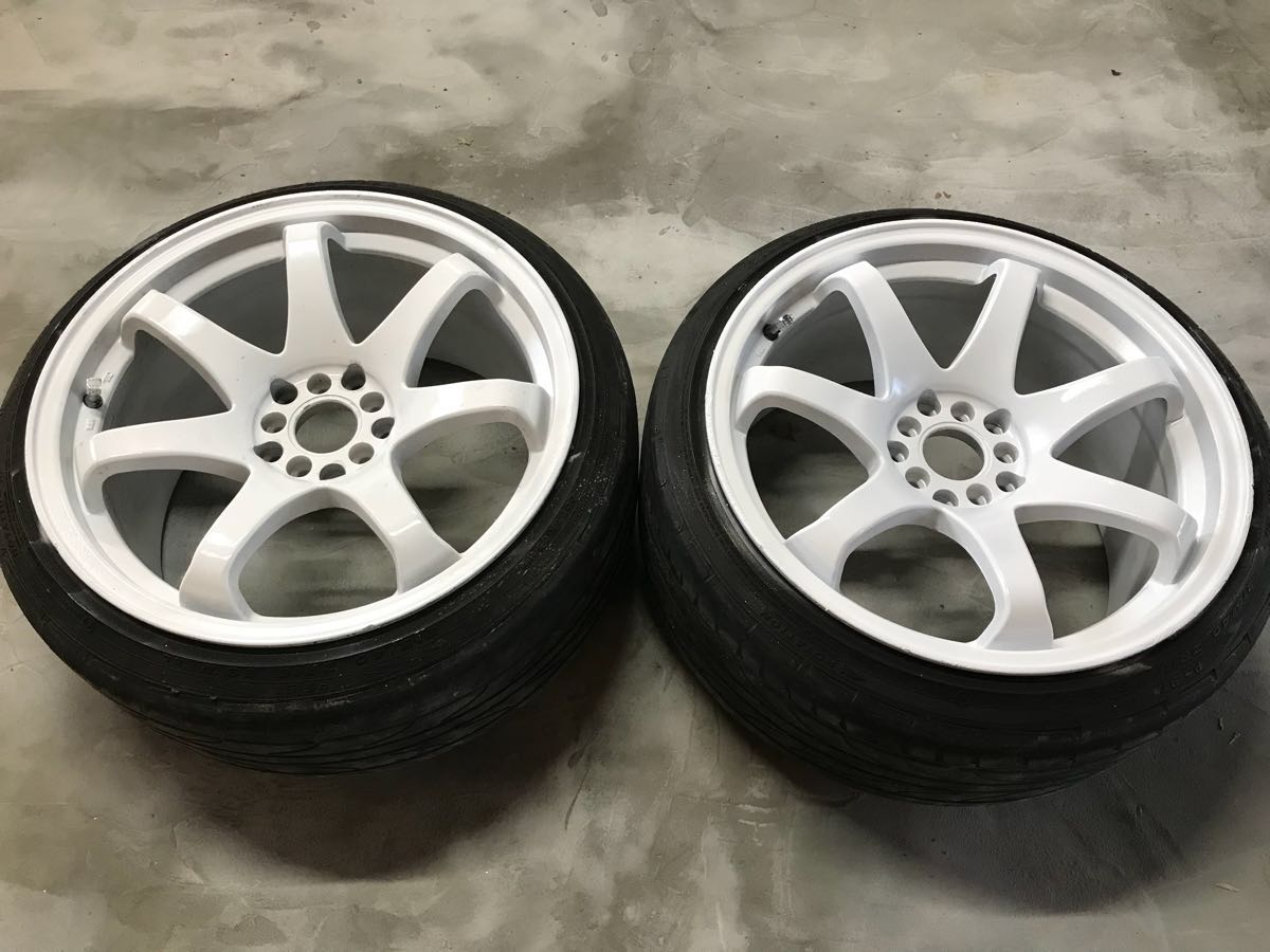 RAYONEホイール2本　ドリケツ SHOGUN 18インチ ドリケツ 逆ゾリ ホイール 114.3 5穴 work ショーグン